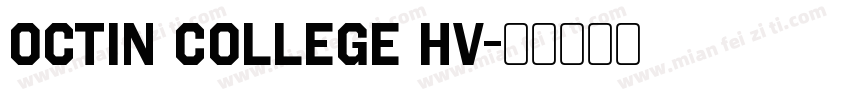 Octin College Hv字体转换